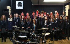 Students from Sir Thomas Fremantle School at an XYZ Studio Open Day