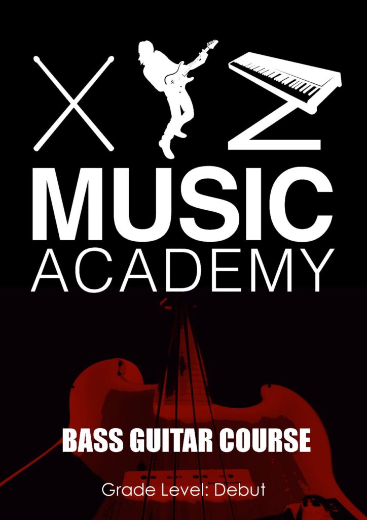 XYZ Music Academy Debut Bass Guitar Book
