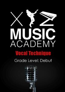 XYZ Debut Vocal Technique Book